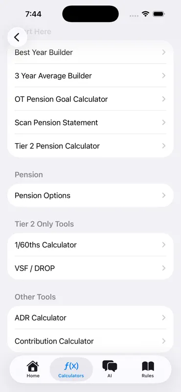 FDNY Retirement Planner screenshot 9 of 9