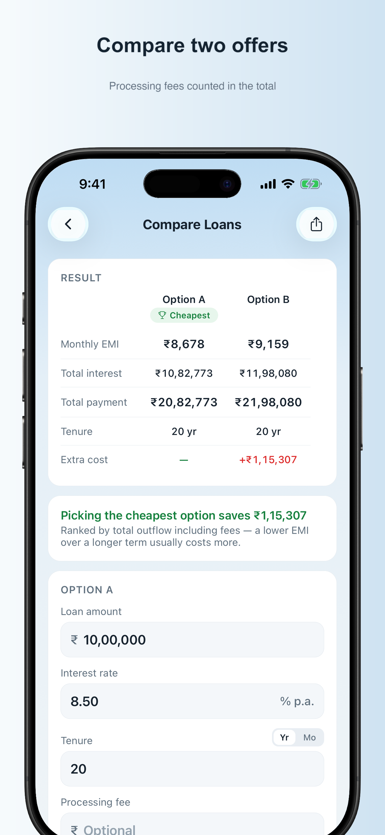 Loan EMI & SIP Calculator screenshot 3