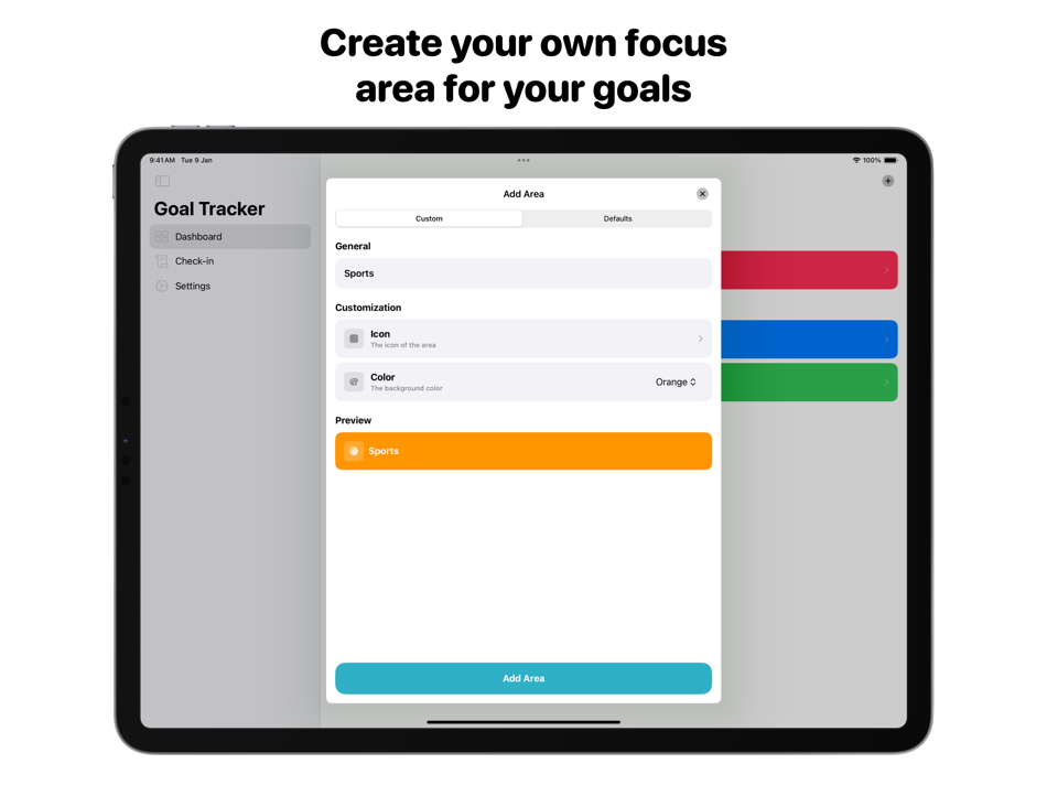 #7. Goal Tracker: Track Progress (iOS) 由: INNOVATIVE DIGITAL TECHNOLOGIES LIMITED