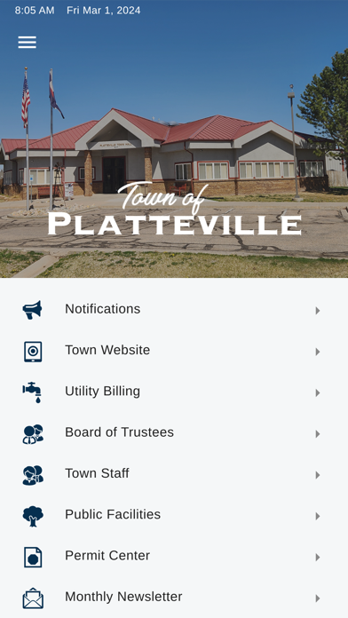 Access Platteville iPhone screenshot