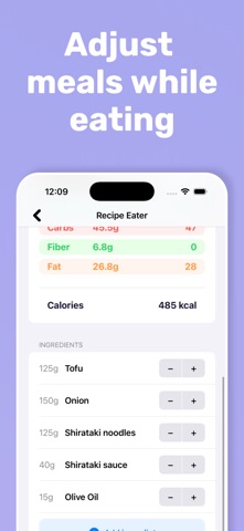 Healthy Food Scan iPhone screenshot
