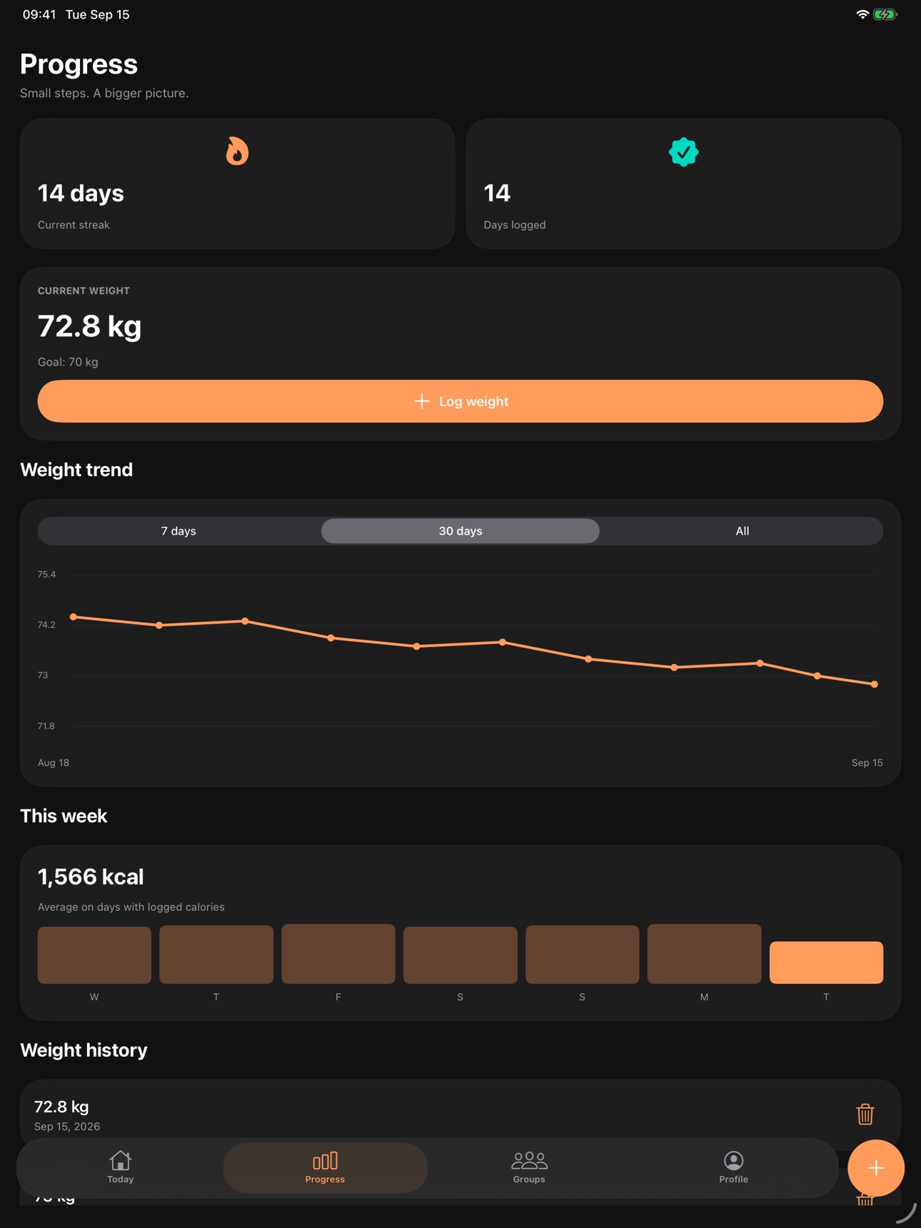 Screenshot 6 of Calorify – Calorie Tracker