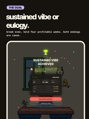 Vibe Coder Tycoon iPad screenshot