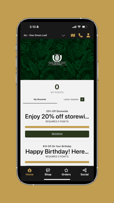 One Green Leaf Dispensary Screenshot