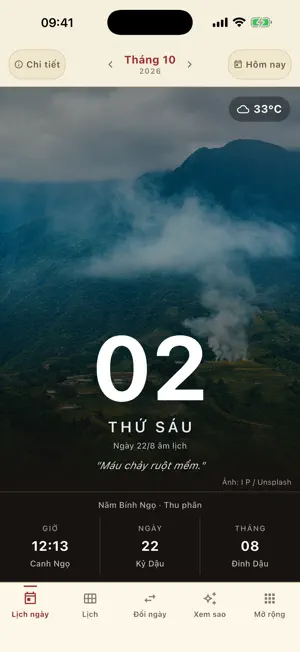 Lịch Vạn Niên 2026 - Âm Dương screenshot 2