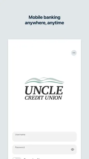 UNCLE Credit Union Mobile screenshot 1