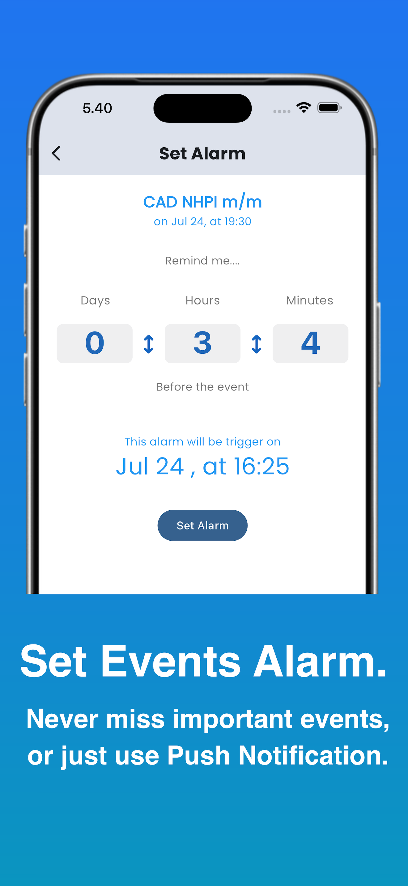 Forex Calendar & Alarm with AI screenshot 4