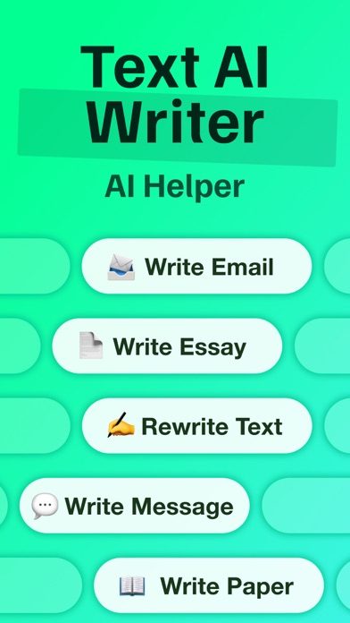 Text AI Writer Screenshot