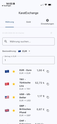 KaratExchange screenshot