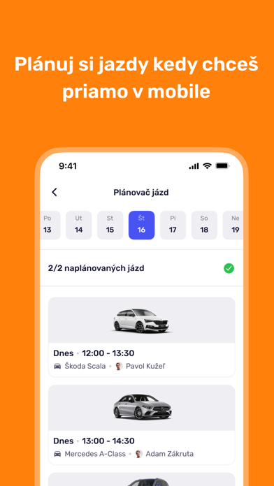 Auttia - Plánuj si jazdy Screenshot