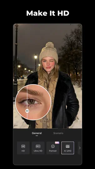 Скриншот Wink: Video Enhancer & Editor на iPhone 1
