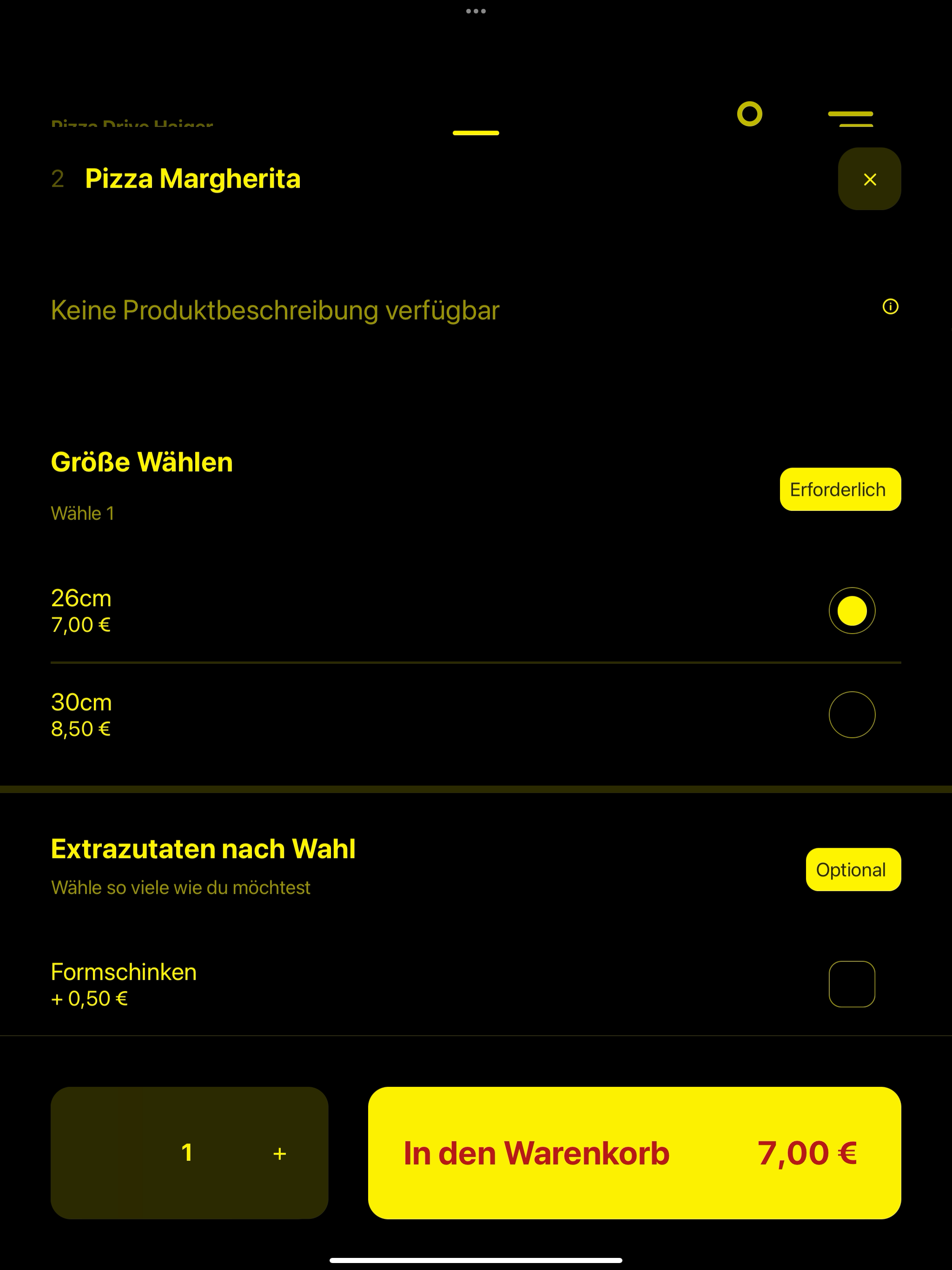 Pizza Drive Haiger