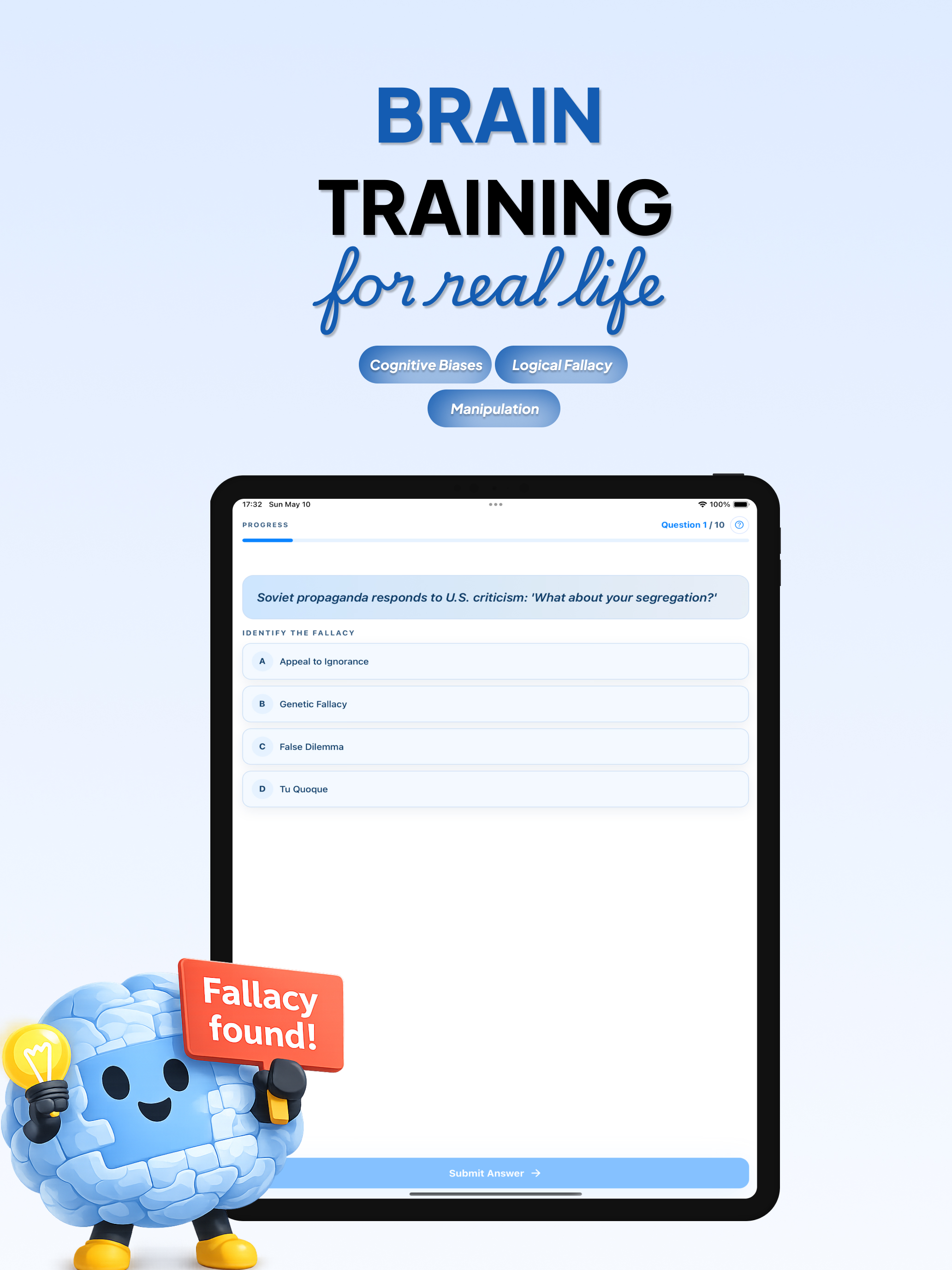 Fallacy: Brain Training Logic screenshot 7