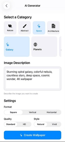 Wallpo iPhone screenshot