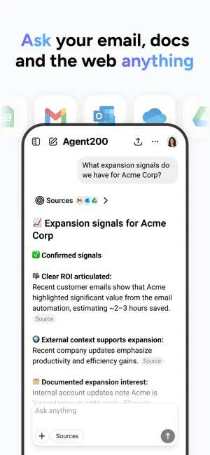 Agent200 AI Email Intelligence screenshot 1