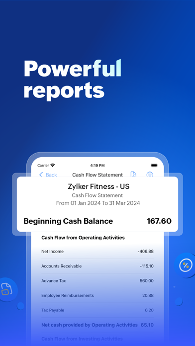 Accounting App - Zoho Books Screenshot