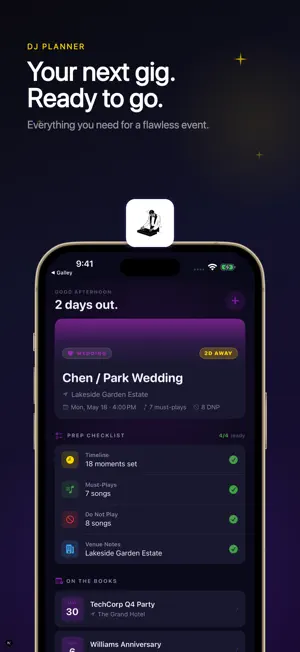 DJ Event Manager - Que screenshot 1