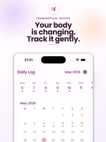 Perimenopause Tracker + iPad screenshot