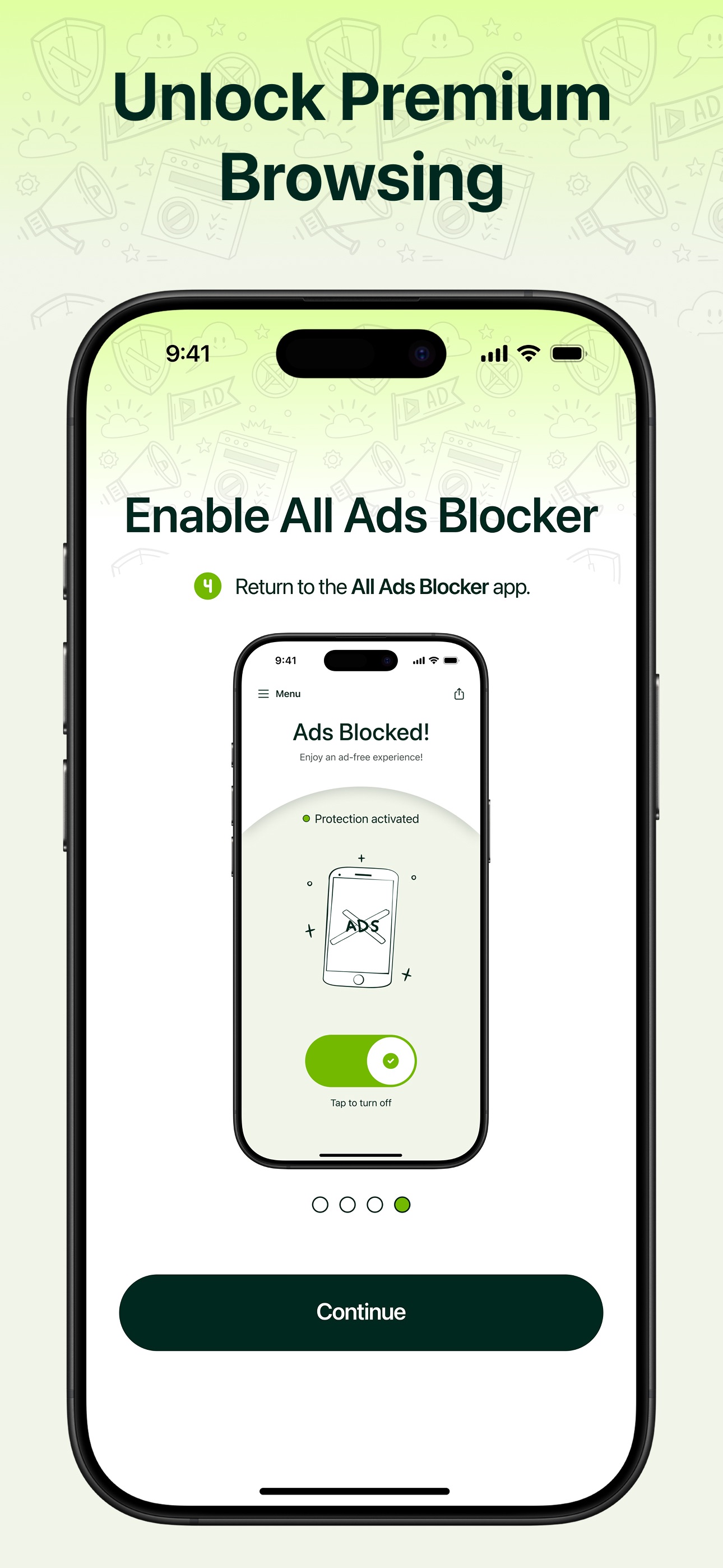 Screenshot 1 of All Ads Blocker - Anti SPAM