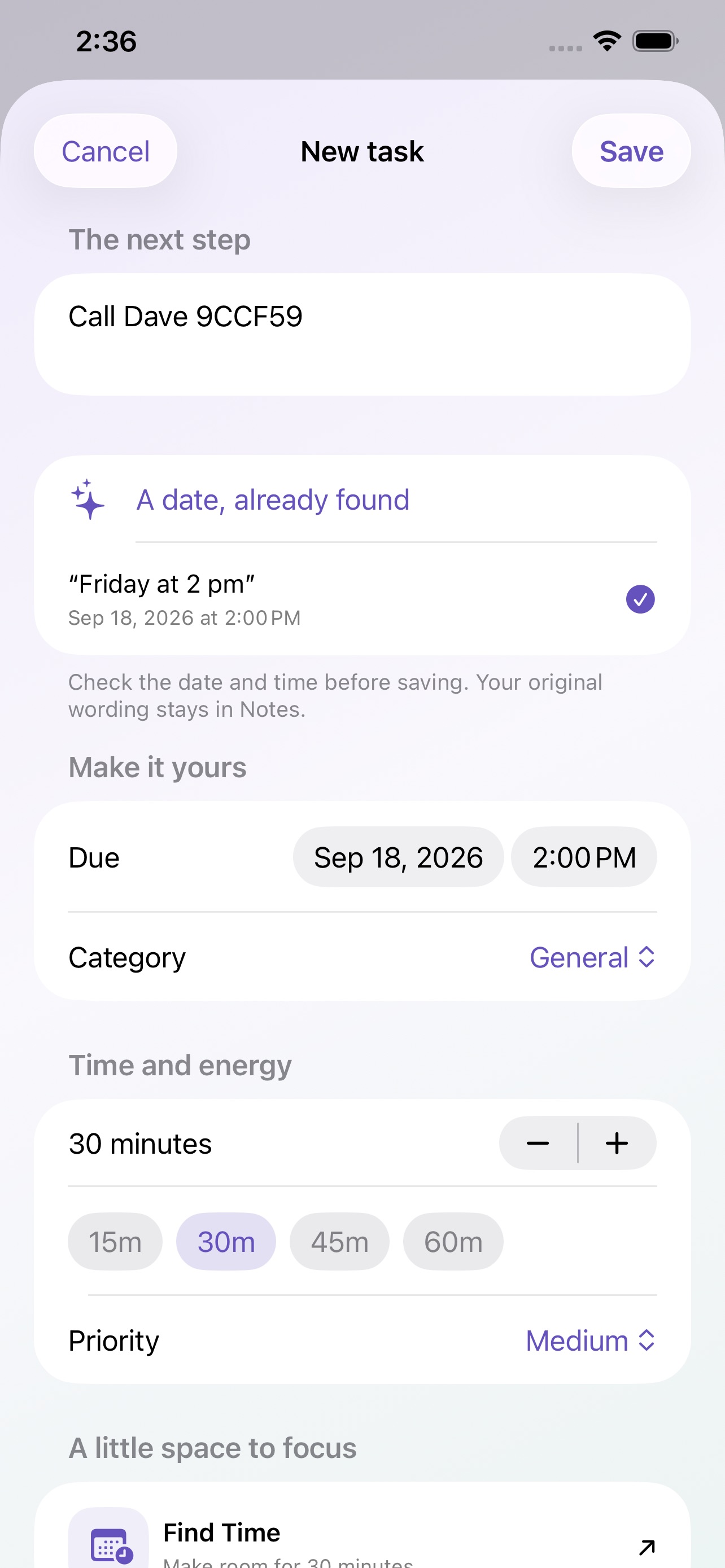 Screenshot 2 of SwiftTask AI Planner