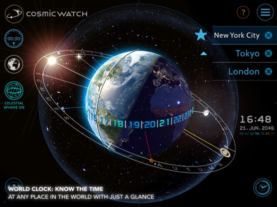 Cosmic-Watch iPad app afbeelding 7