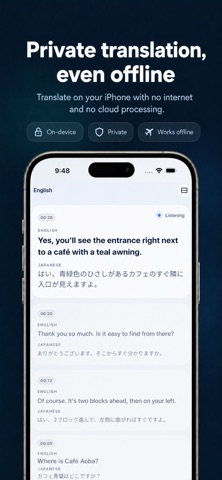 Translate Speech Live screenshot