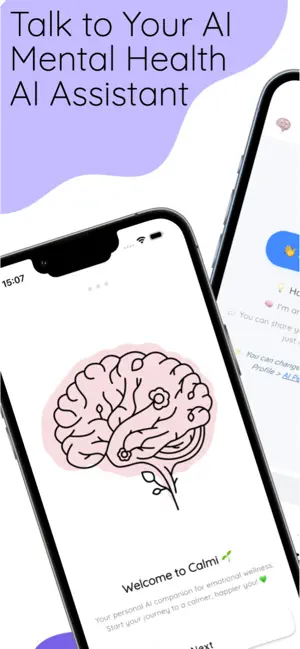 Calmi: AI Mental Health screenshot 1