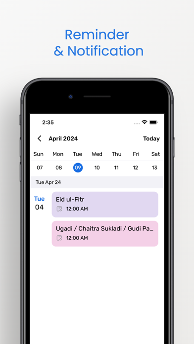 Screenshot #3 pour Calendar : Planner & Organizer