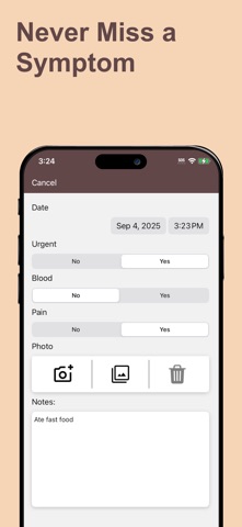 Poop Tracker - Toilet Log iPhone screenshot