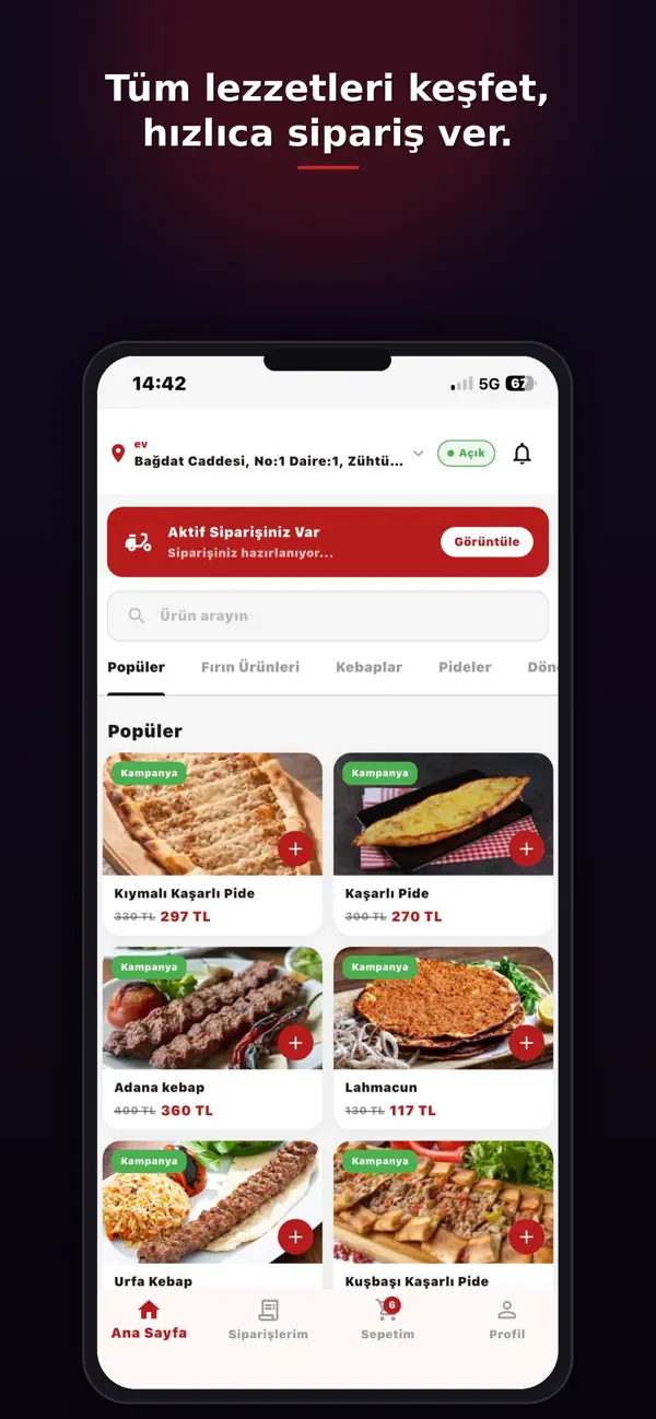 Screenshot #1 pour Hira Kebap - Yemek Siparişi