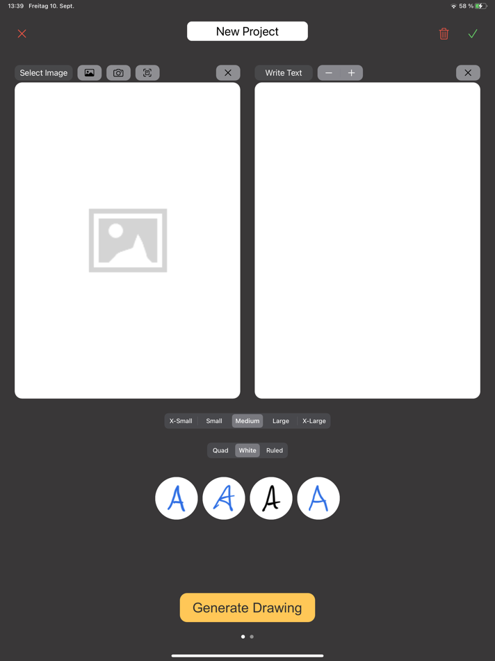 #5. Conwrite - Text to handwriting (iOS) Tekijänä: Felix Haag