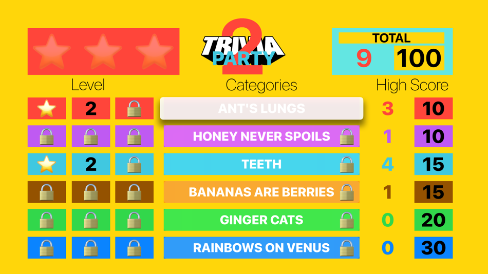 #2. Trivia PARTY 2 (iOS) 由: allan cook