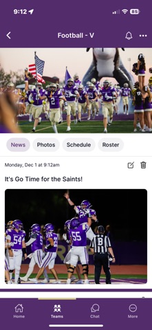 Notre Dame Prep Athletics screenshot