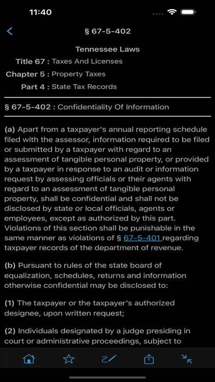 TCA, TN Code (Tennessee Law) screenshot-5