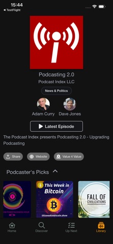 Podhome Podcast Player Screenshot 2 of 4