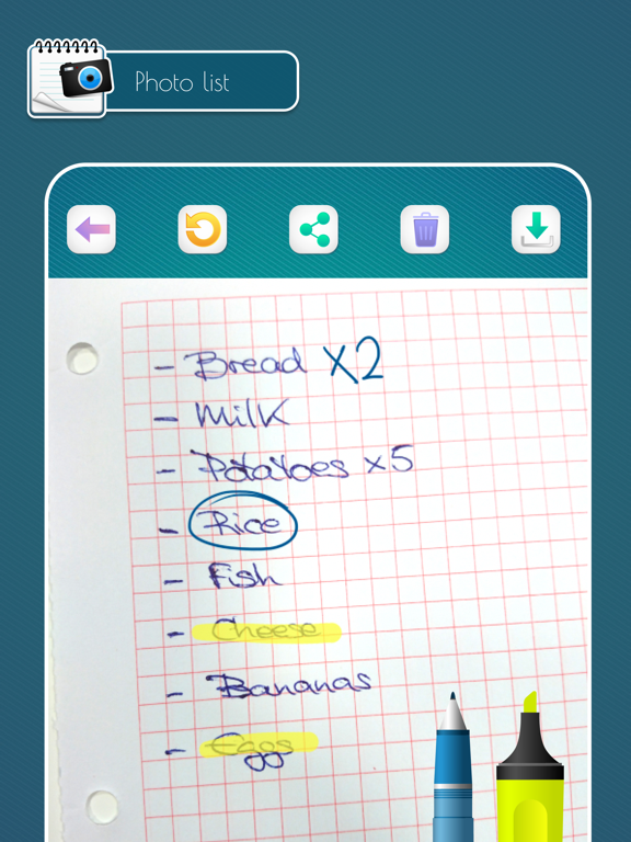 Grocery lists - Smart shopping iPad screenshot 4 - Entertainment app