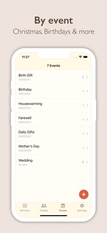 Gift Recorder: Log & Ideas Screenshot 6 of 8