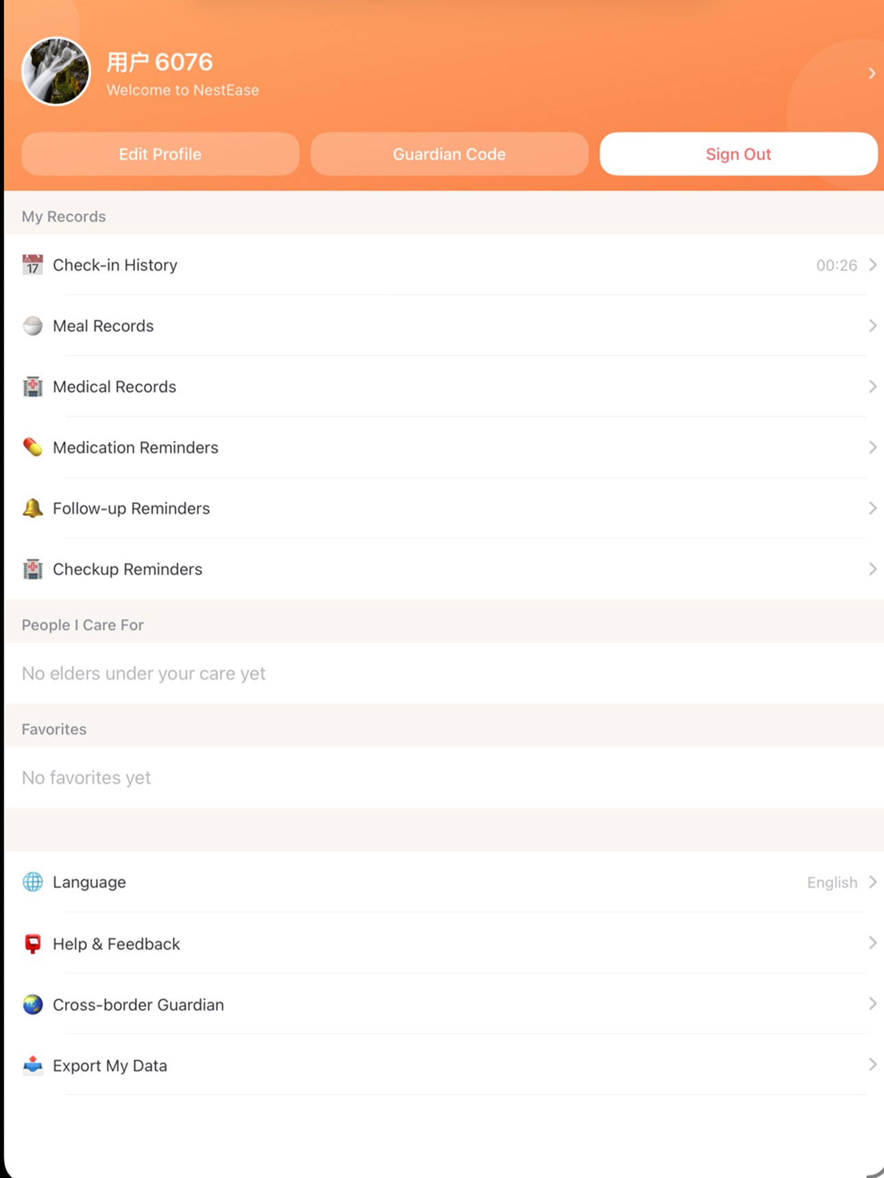 Screenshot 7 of KinEase · Family Care