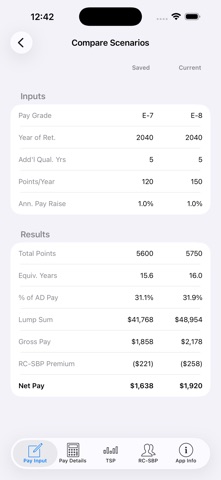 Military Reserve Retirement screenshot
