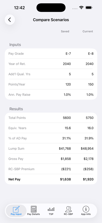 Military Reserve Retirement 的 App Store 截图 5