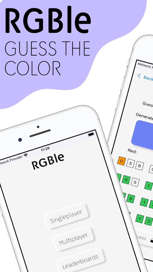 #1. RGBle - Color Guessing Game (iOS) 由: Benjamin Golic