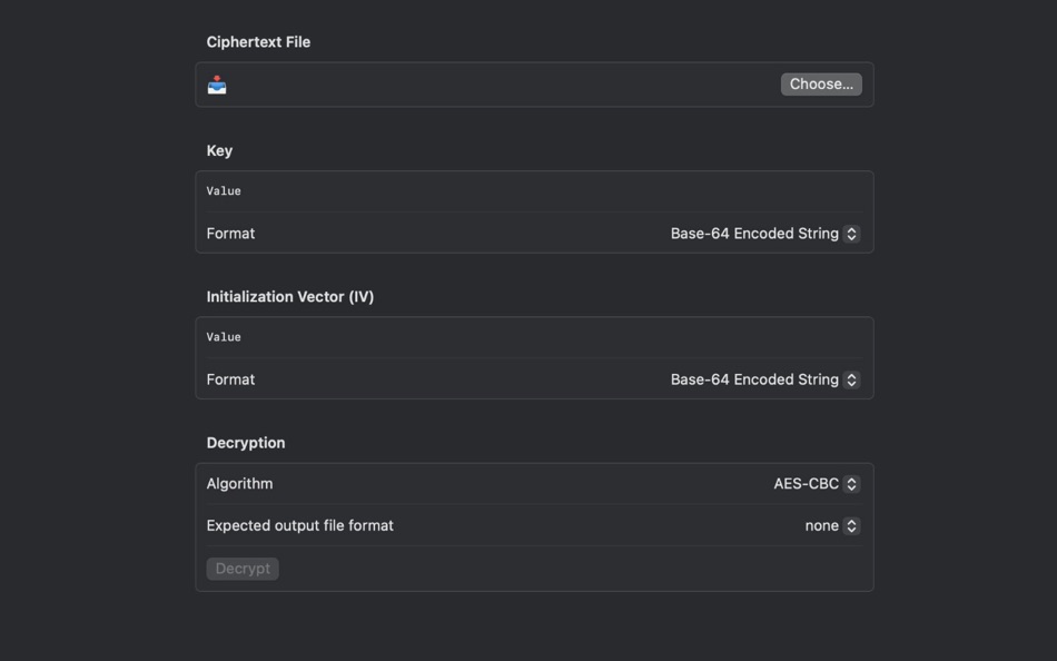 #1. Decryption Utility (macOS) Oleh: Henium, LLC