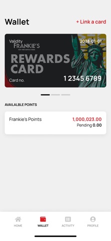 Frankie's Rewards screenshot