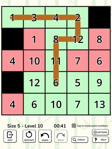 Number Walker iPad screenshot
