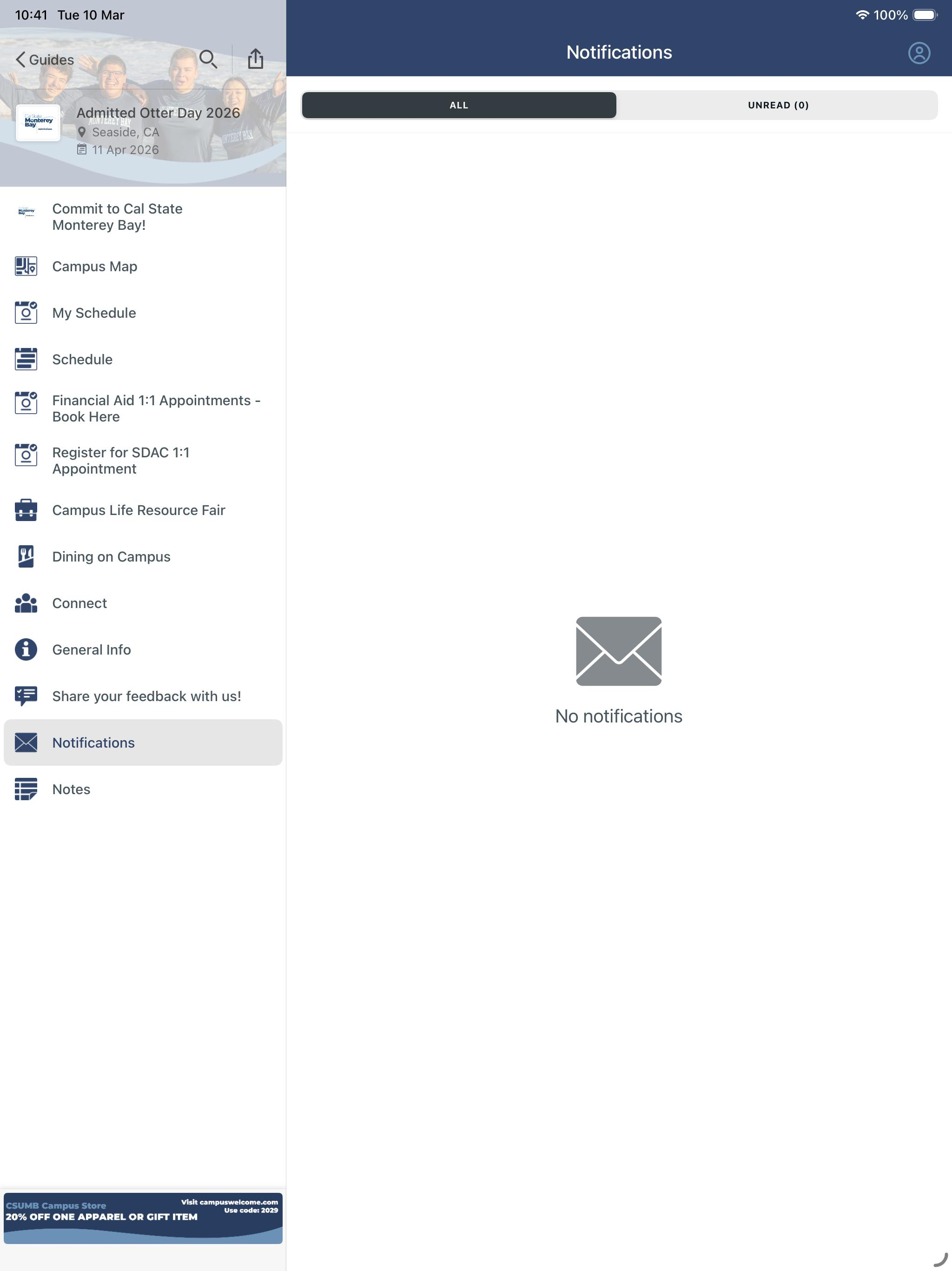 CSUMB Admissions screenshot 6
