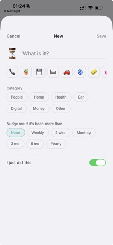 Since: Last Time Tracker screenshot