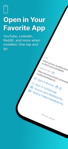 Clean Links: URL Cleaner iPhone screenshot