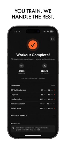 Adept Physique Workout Planner Screenshot 5 of 5