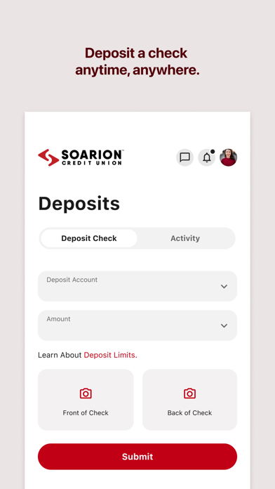 Soarion CU iPhone screenshot 5 - Finance app