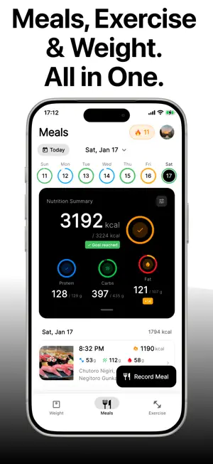 Fitlog - AI Macro Food Tracker screenshot 1